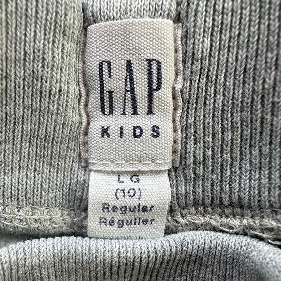 Gap Girls Grey Logo Sweatpants Joggers Size 10 - Picture 5 of 6